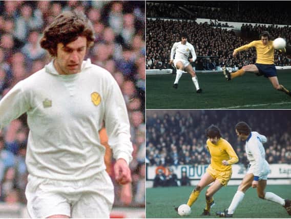 Peter Lorimer's best goals and shots. The Leeds United legend died aged 74 after a battle with illness. Photos: Varley Picture Agency/Getty