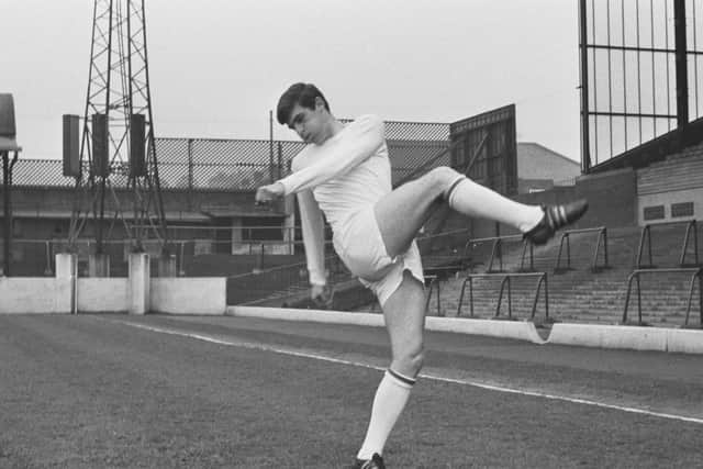 TRUE LEGEND: Former Leeds United star Peter Lorimer pictured back in April 1967. Photo by Evening Standard/Hulton Archive/Getty Images.