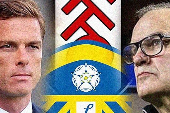 CLASH AT THE COTTAGE: Fulham boss Scott Parker, left, and Leeds United head coach Marcelo Bielsa, right. Graphic by Graeme Bandeira.