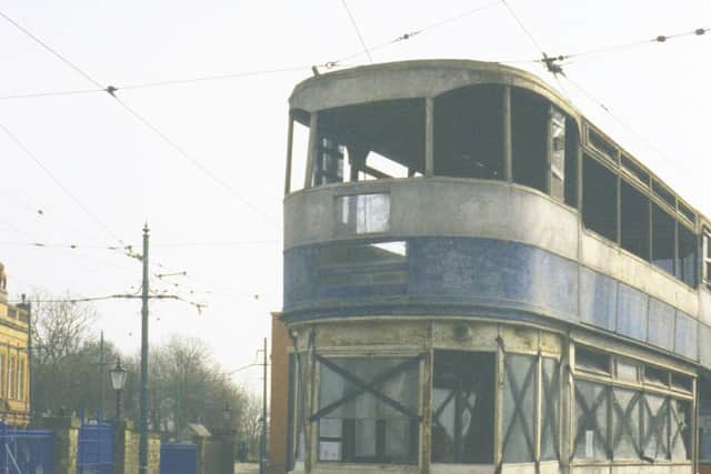 Leeds 345 in 2002. PIC: Crick Tramway Village
