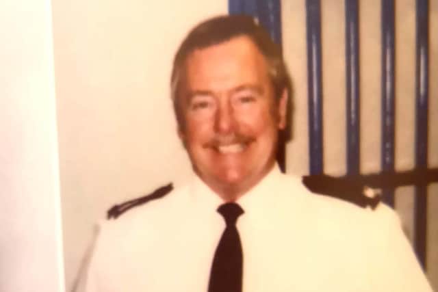 Bill Annable when he was a West Yorkshire Police officer