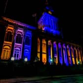 Civic buildings will be lit up in yellow throughout the evening to show support to people going through bereavement