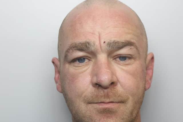 Christopher Roberts threatened to stab a resident on Lea Farm Place, Hawksworth.