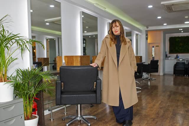 Louise Howard-Long, owner of Architect Hair Salon in Headingley, is living a 'good nightmare' trying to book appointments in (photo: Tony Johnson)