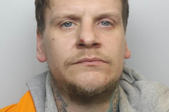 Gavin McGlinchey was jailed for two years for trying to burgle house on Vesper Road, Hawksworth, Leeds.