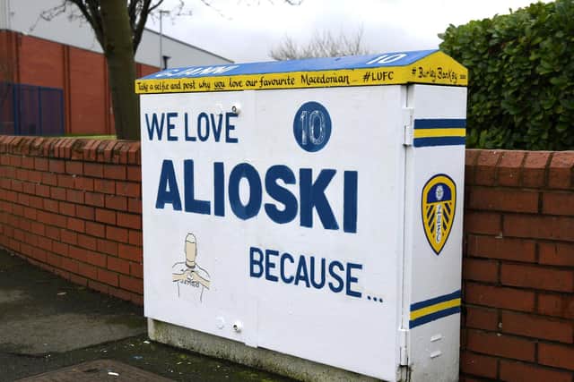 The street mural which has been defaced