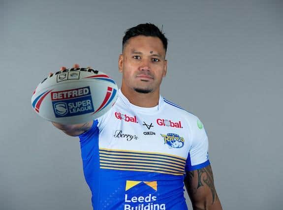 Zane Tetevano is expected to make his Rhinos debut against Wakefield on Saturday. Picture by Allan McKenzie/SWpix.com.