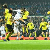 FOND MEMORY - Kemar Roofe heading in the stoppage time winner for Leeds United against Blackburn Rovers. Pic: Getty