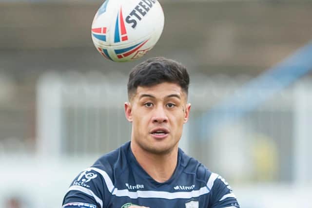 SCORER: Nu Brown claimed a try as Featherstone edged past Batley. Picture: Allan McKenzie\SWpix.com.