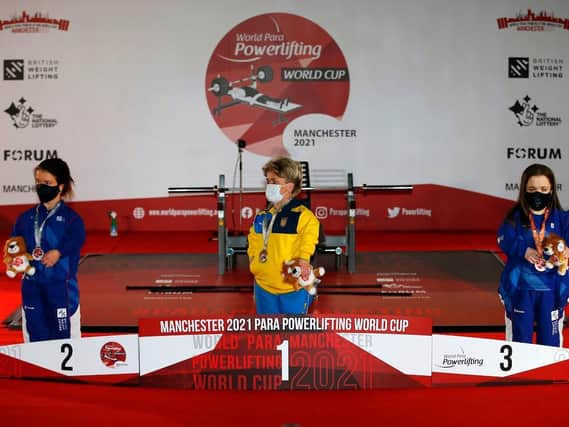 Charlotte McGuinness won the medal in the women up to 50kg category with a lift of 74kg.