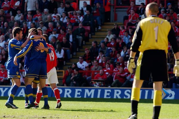 Enjoy these photo memories from Leeds United's 6-1 win at The Valley in April 2003. PIC: Getty