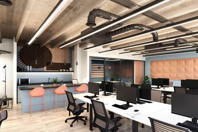 A CGI image of new studio offices by CEG in Albion Street. Photo: CEG.