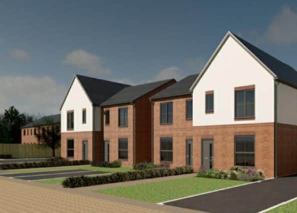 An artist's impression of the housing plans for the Horsforth Campus.