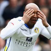 SENT OFF - El-Hadji Diouf was given his marching orders by Graham Scott for a gesture to the Brighton fans during a Championship defeat for Leeds United. Pic: Getty