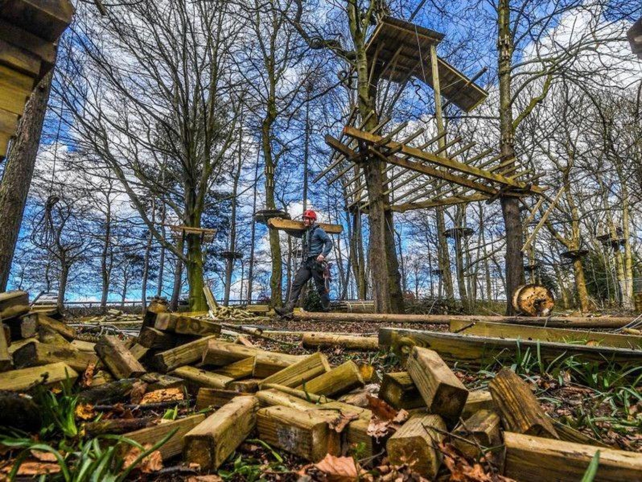 Go Ape Leeds Temple Newsam Reopens For Easter Fun With Whole Family Outdoor Adventure Yorkshire Evening Post