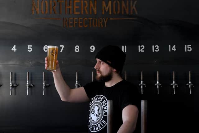 Northern Monk Brewery's Bar Operations Manager Sam Johnson, who heads up the Refectories