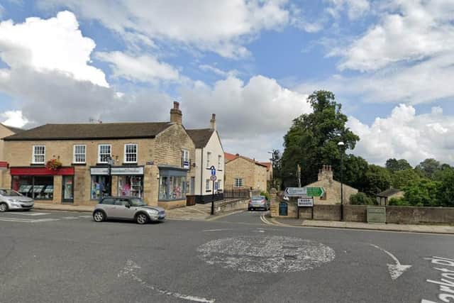 The mini-roundabout off Greenfold Place in Wetherby (photo: Google).