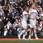 FLASHPOINT: Pontus Jansson, right, with Gaetano Berardi during the heated 1-1 draw against Aston Villa at Elland Road of April 2019. Photo by George Wood/Getty Images.