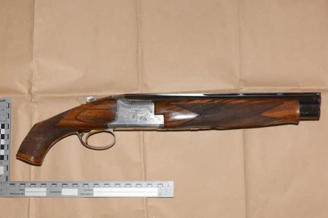 Sawn-off shotgun which contained Levi Paterson's DNA on the trigger.