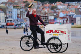 The early 20th century ice cream cart which used to operate on Scarborough’s South Bay beach can be seen as part of the display at the town's art gallery in The Crescent