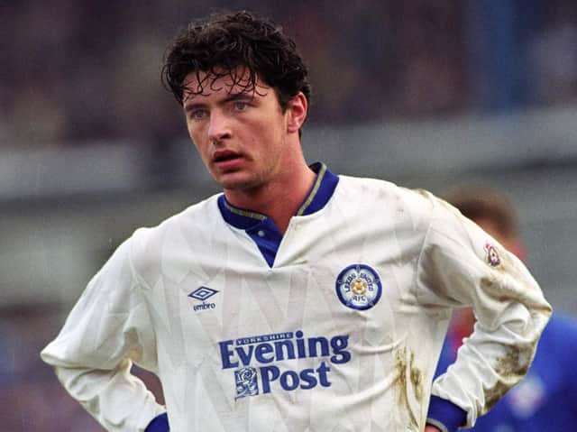 Gary Speed. PIC: Varley Picture Agency