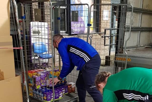 The Easter eggs will be distributed to poorly children this weekend