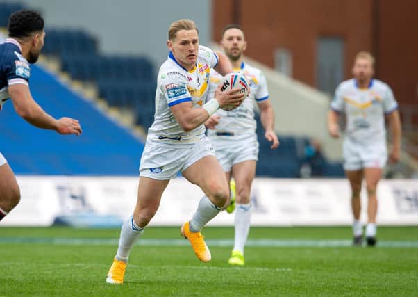 SUPER SUB: Brad Dwyer in action against Wakefield Trinity. Picture: Bruce Rollinson.