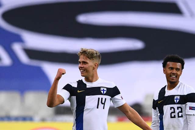RULED OUT - Onni Valakari is a player clubs in Britain will no longer be likely to sign due to the Brexit rules on recruitment but data firm Analytics FC say they can help clubs like Leeds United to quickly calculate eligibility. Pic: Getty