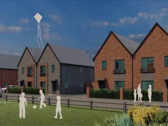 An artist's impression of how the development could look.