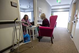 Care home residents will be allowed a second regular indoor visitor from April 12