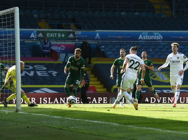 ON FORM - Jack Harrison scored one and made one for Leeds United against Sheffield United on Saturday. His return to form was recognised by head coach Marcelo Bielsa. Pic: Jonathan Gawthorpe