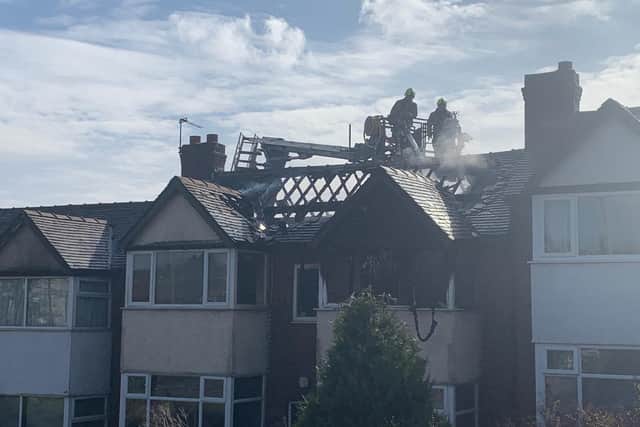 Five crews battled the Horsforth fire