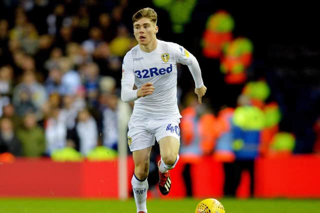 Leeds United defender Leif Davis. (Image: Bruce Rollinson)