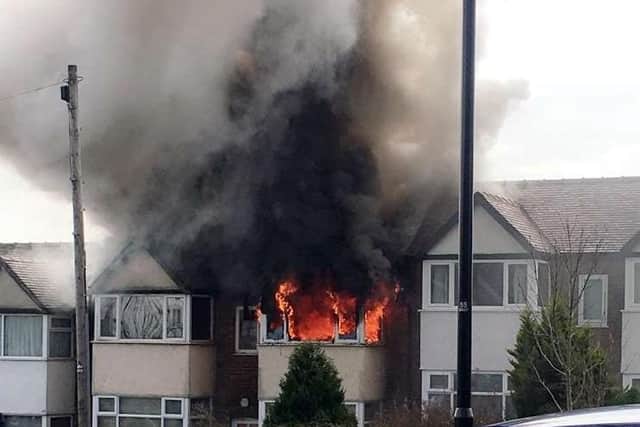 Fire breaks out at a home in Broadway, Horsforth.