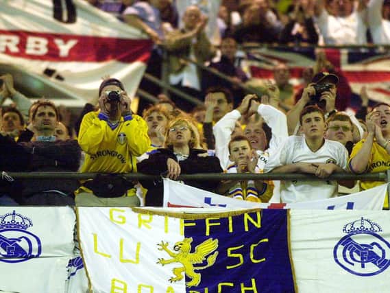 Were you one of the 8,000 Leeds fans who were in the Bernabeu? PIC: Mark Bickerdike