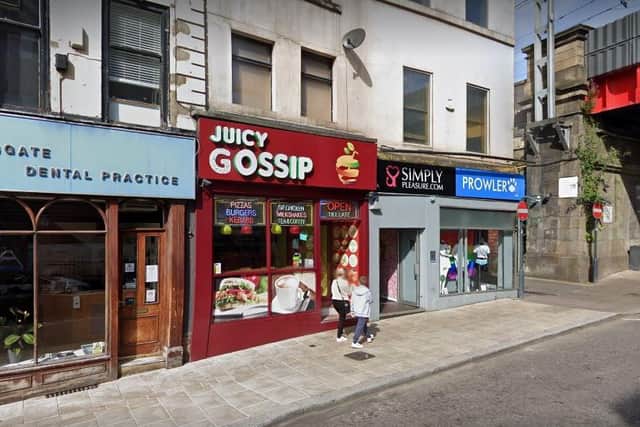 The owner of the Juicy Gossip takeaway in Leeds has been fined 5,000 for serving hot food after 11pm.