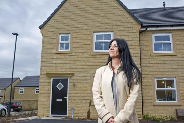 Hard-working, mum-of-three Rachel Torres has struggled to find an affordable rental property in her home town of Skipton as local rental prices spiral. Photo credit: Tony Johnson
