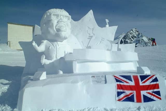 Leeds Born Justin Scott, 50, and Martin Sharp, 45, are to travel back to Austria to compete in Ischgl’s international snow sculpture competition against some of the top figurative sculptors in the world.