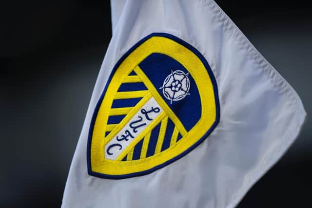 Leeds United corner flag. Pic: Visionhaus.