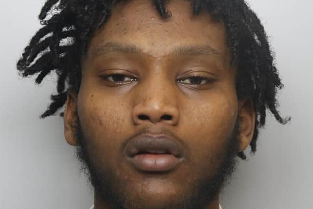 Alexander Andom was sent to a young offender institution for 18 months for robbery and possession of class A drugs,
