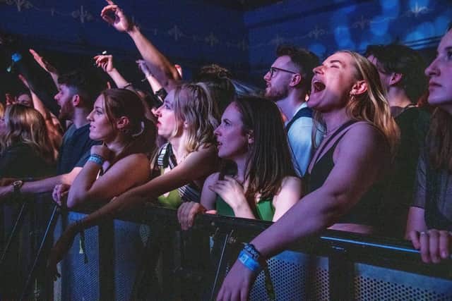 There are plenty of fantastic artists due to perform in Leeds in 2022.  Pictured: The crowd watching Sports Team at the O2 during Live at Leeds 2021. Mark Bickerdike Photography.