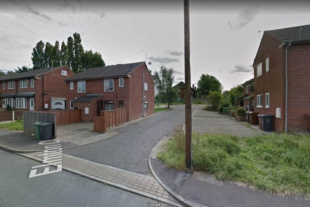 The fire was at a local residents on Elmton Close in Belle Isle. Picture: Google.