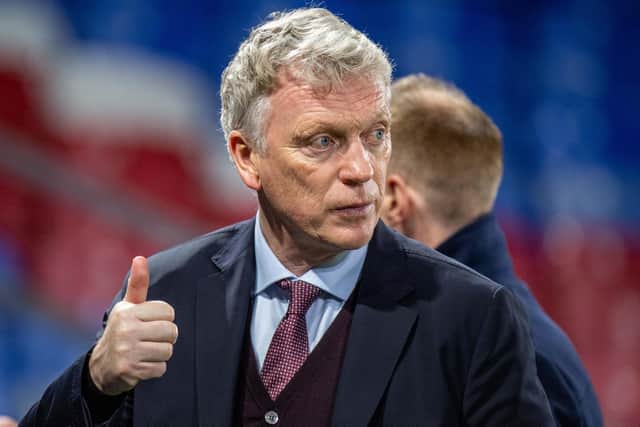 THUMBS UP: For Marcelo Bielsa and Leeds United from West Ham boss David Moyes ahead of Sunday's third round FA Cup tie at the London Stadium. Photo by Sebastian Frej/MB Media/Getty Images.