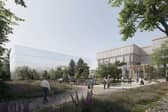 A major construction project will transform the 44 acre site - originally a World War II armaments factory. Picture: Carmody Groarke