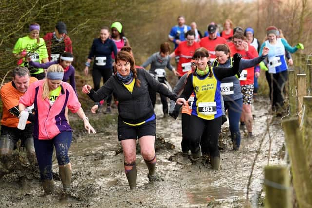 St Theresa’s Athletic Club (STAC) has been running the 10 mile on and off road "all the mud and all the hills" run since 2016. Picture: Simon Hulme.