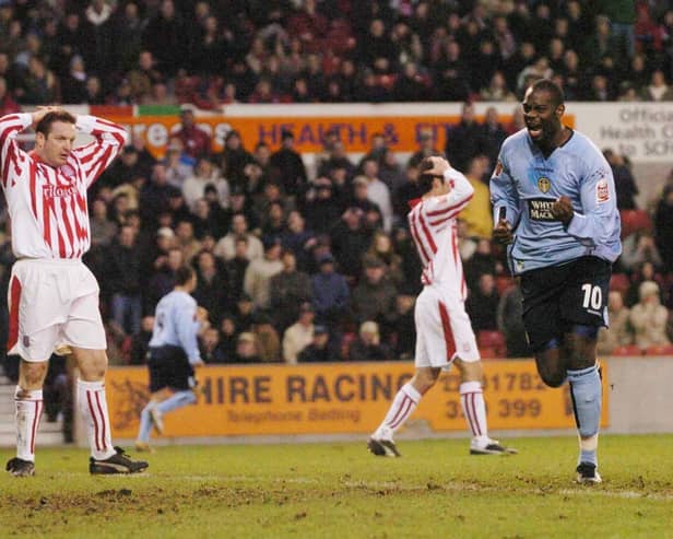 Enjoy these photo memories from Leeds United's 1-0 win against Stoke City at the Britannia Stadium in January 2005. PIC: Steve Riding