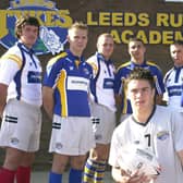 The players who joined Rhinos' academy in 2004. Picture by Tony Johnson.