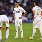 Leeds United's players react during defeat to West Ham. Pic: Getty