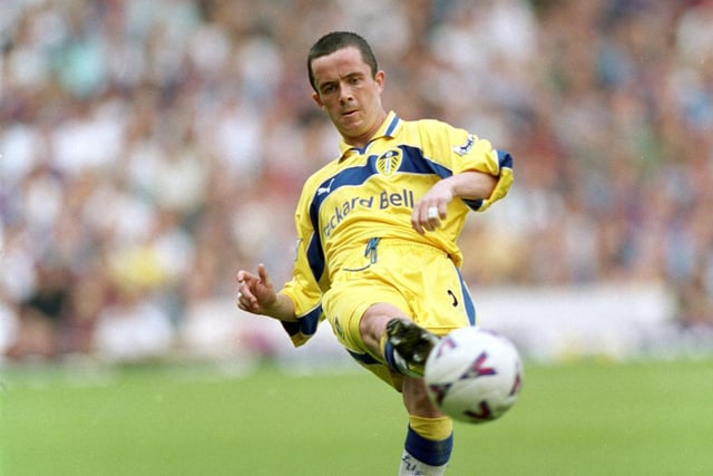 Gary Kelly passes the ball during the Premiership clash against West Ham United at Upton Park in May 2000. The game finished 0-0.