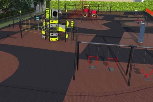 Designs have now been submitted and funding approved for a £260,000 improvement to the play park and fencing surrounding the area.
cc Simon Seary